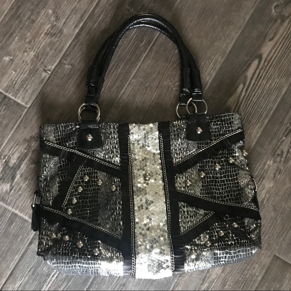 Black and Silver purse